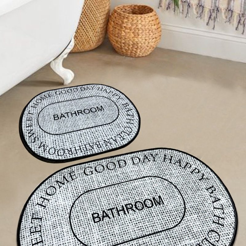 Baindos - Grey – Патосници за бања (2 парчиња)