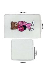 Boss Bear - Ecru – Патосници за бања (2 парчиња) - Image 2