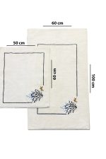 Sea Weed - Ecru – Патосници за бања (2 парчиња) - Image 2