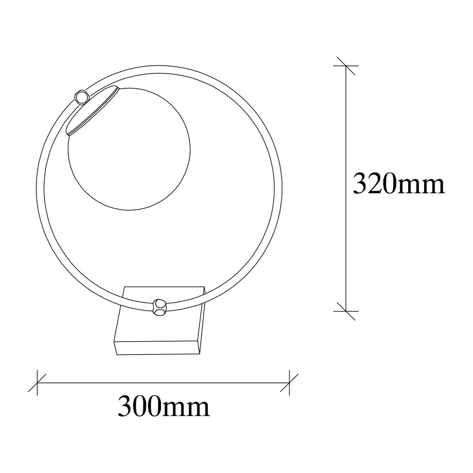 Dolunay - NT-100 – Светилка за маса - Image 6
