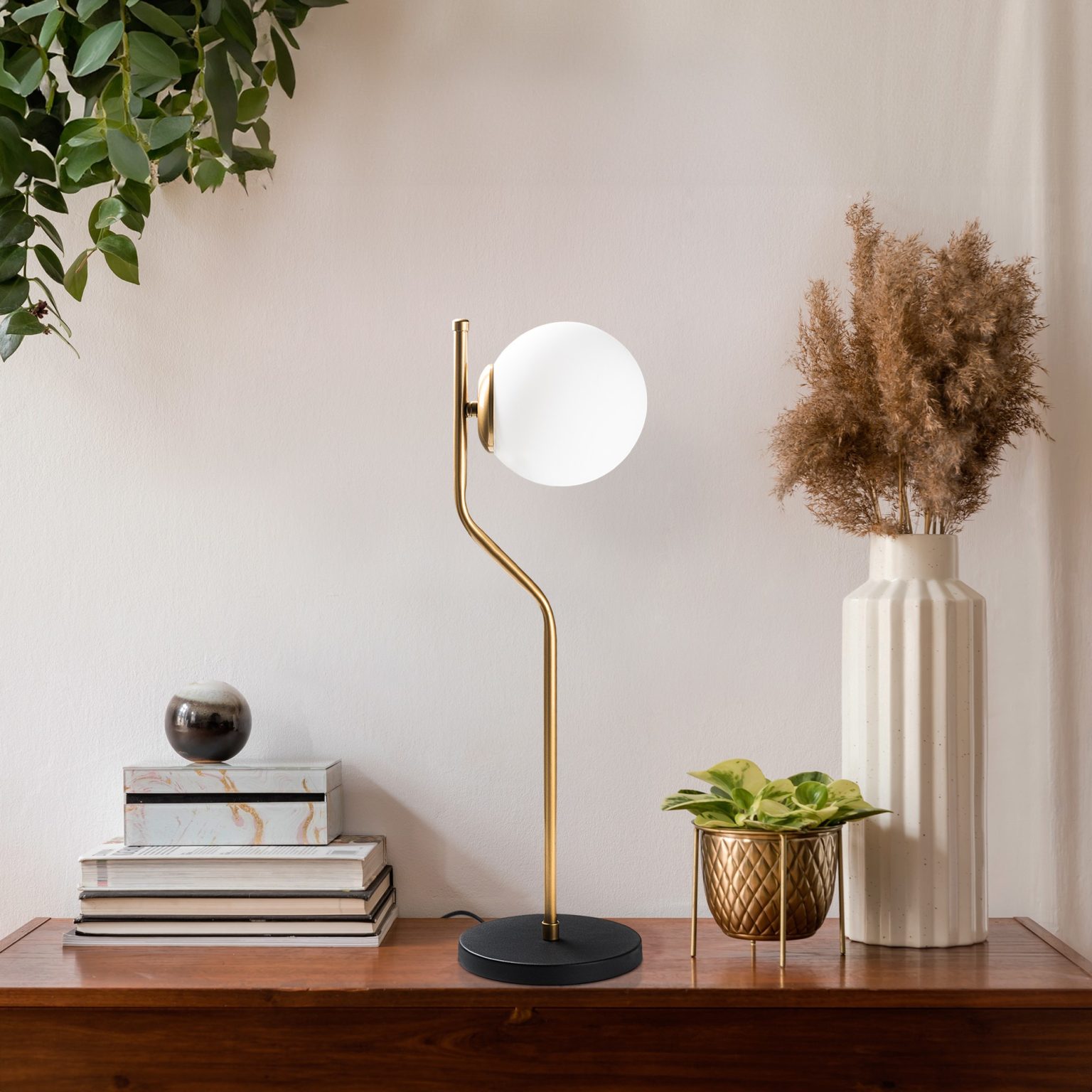 Tulip 13821 - Black – Светилка за маса - Image 3