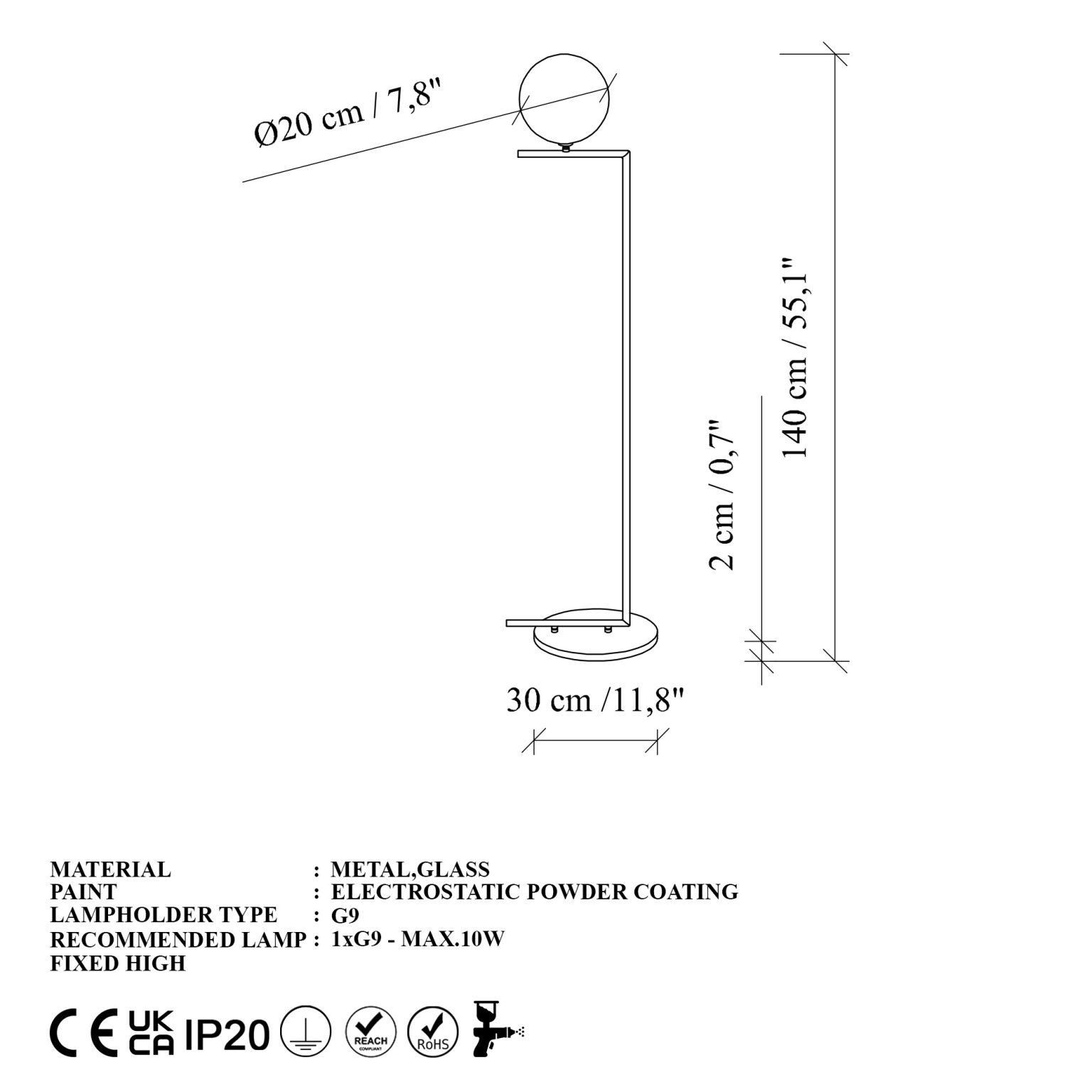 Luminar - 14180 – Подна ламба - Image 8