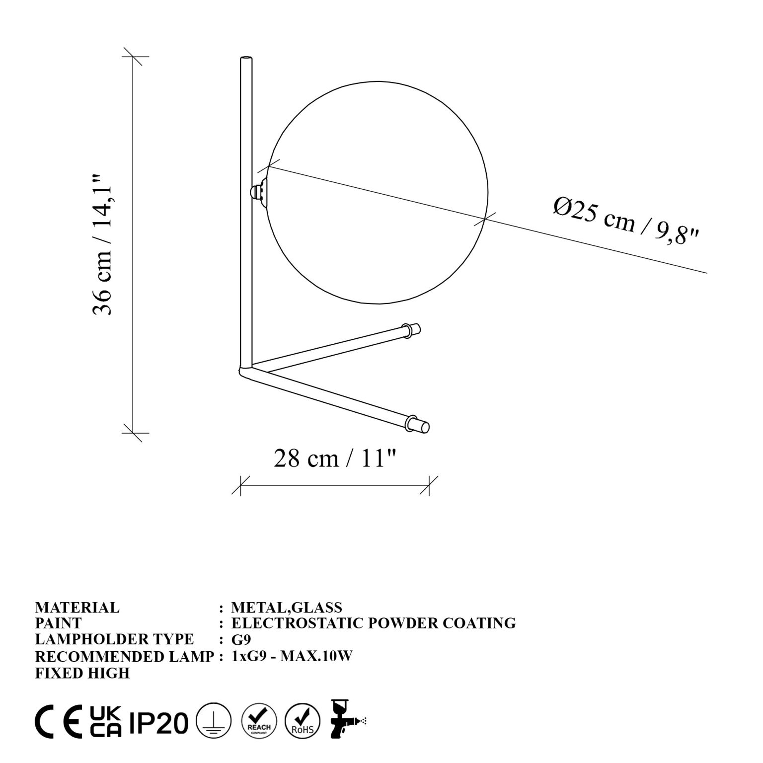 Luminar - 14171 – Светилка за маса - Image 9
