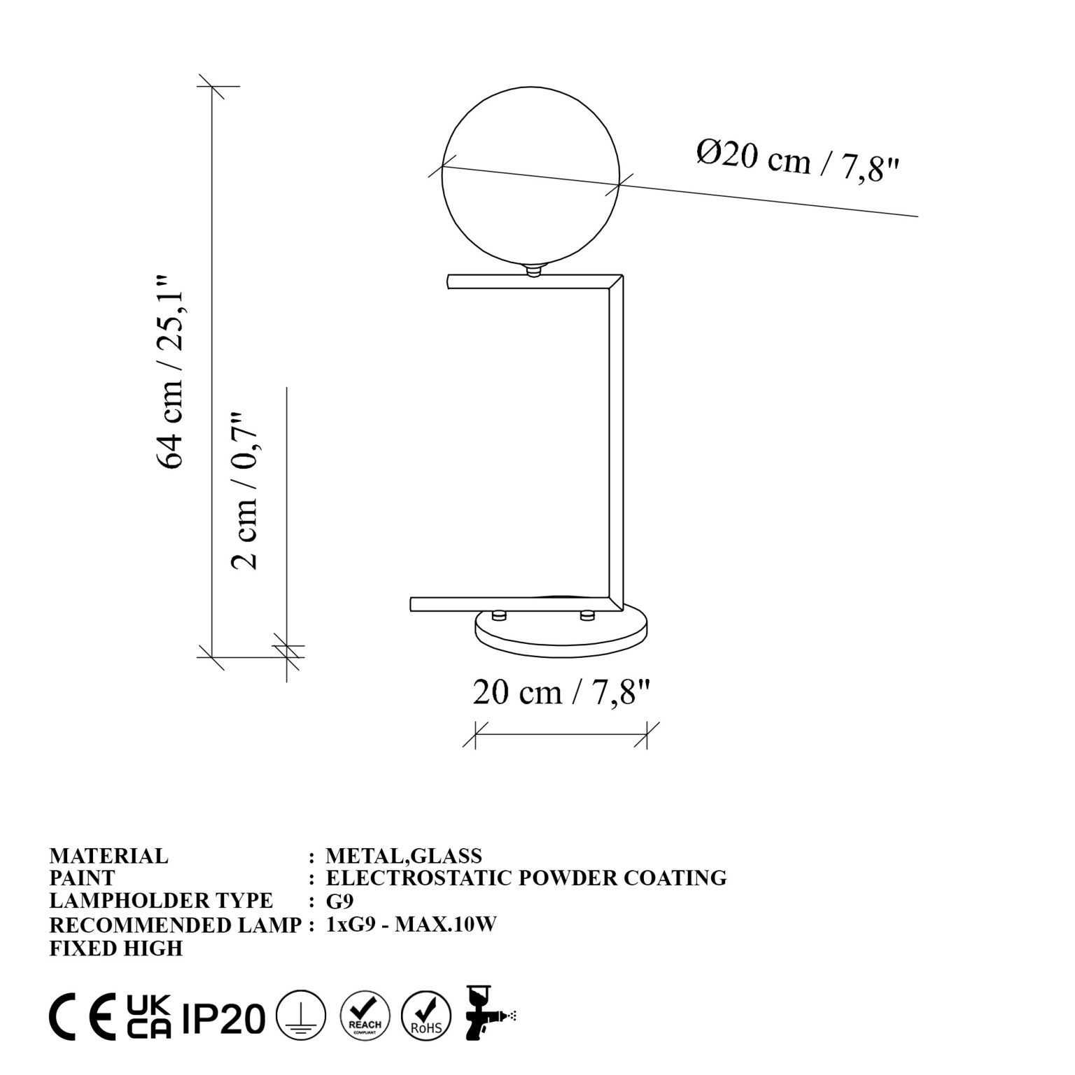 Luminar - 14176 – Светилка за маса - Image 8