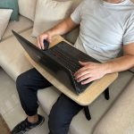 Milton - Sapphire Oak – Стоечко биро за лаптоп