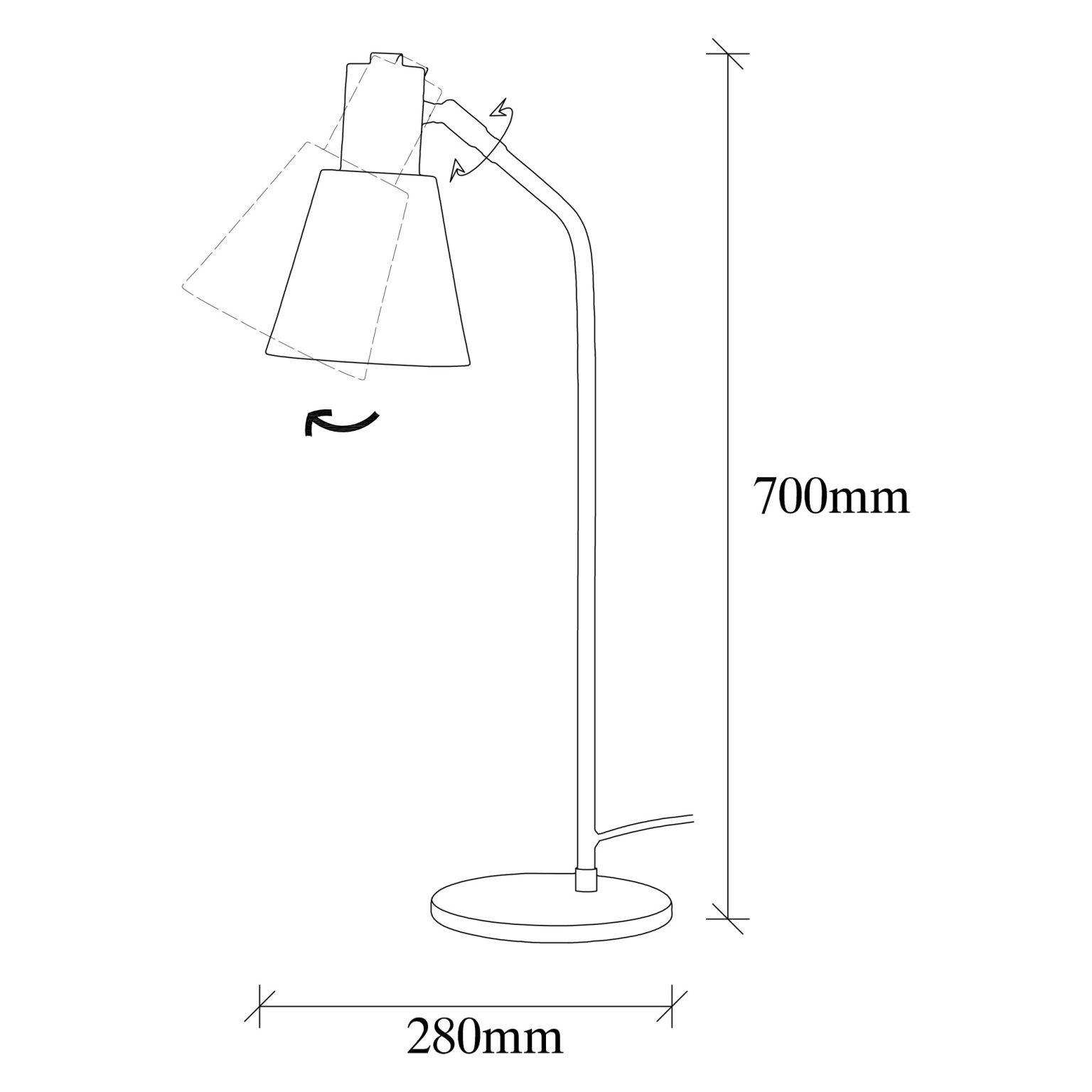Sivani - MR-606 – Светилка за маса - Image 8