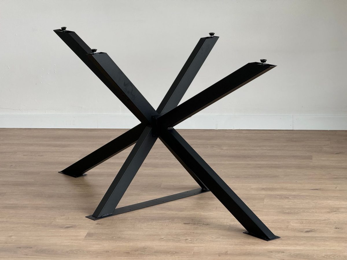 Ahtapot - Black – Метални ногарки за маса - Image 3