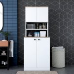 KD102 - 2160 - Walnut – Кабинет за машина за перење