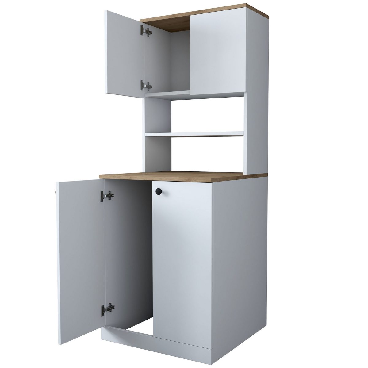 KD102 - 2160 - Walnut – Кабинет за машина за перење - Image 10