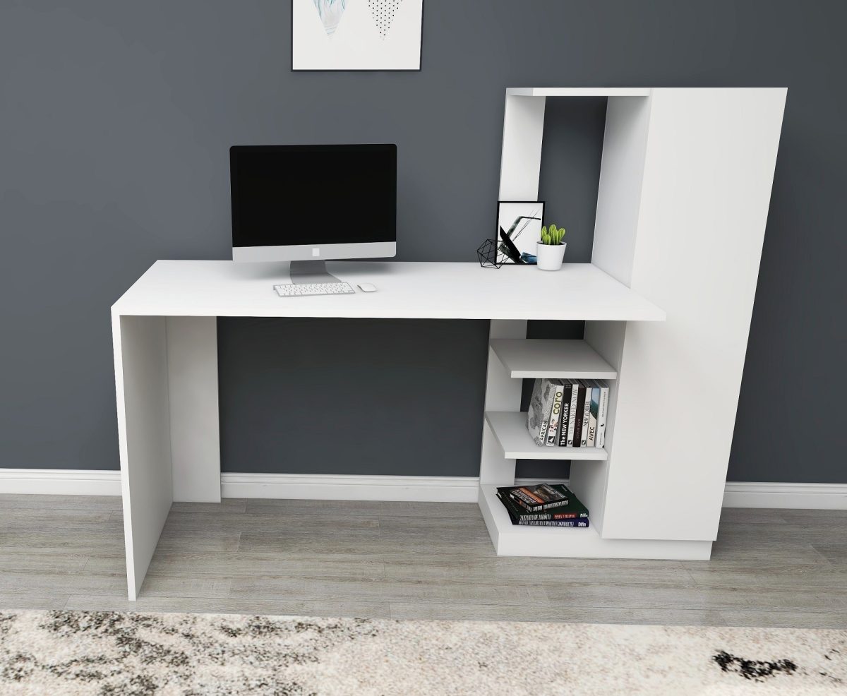 Yagiz - White – Канцелариско биро - Image 3