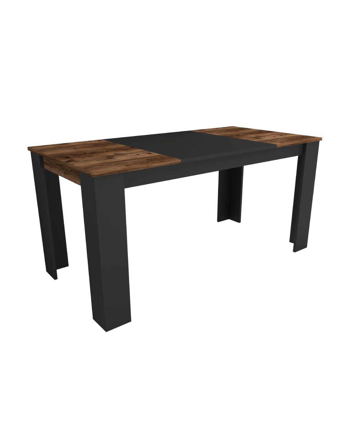 Line - Light Walnut, Black – Трпезариска маса - Image 4