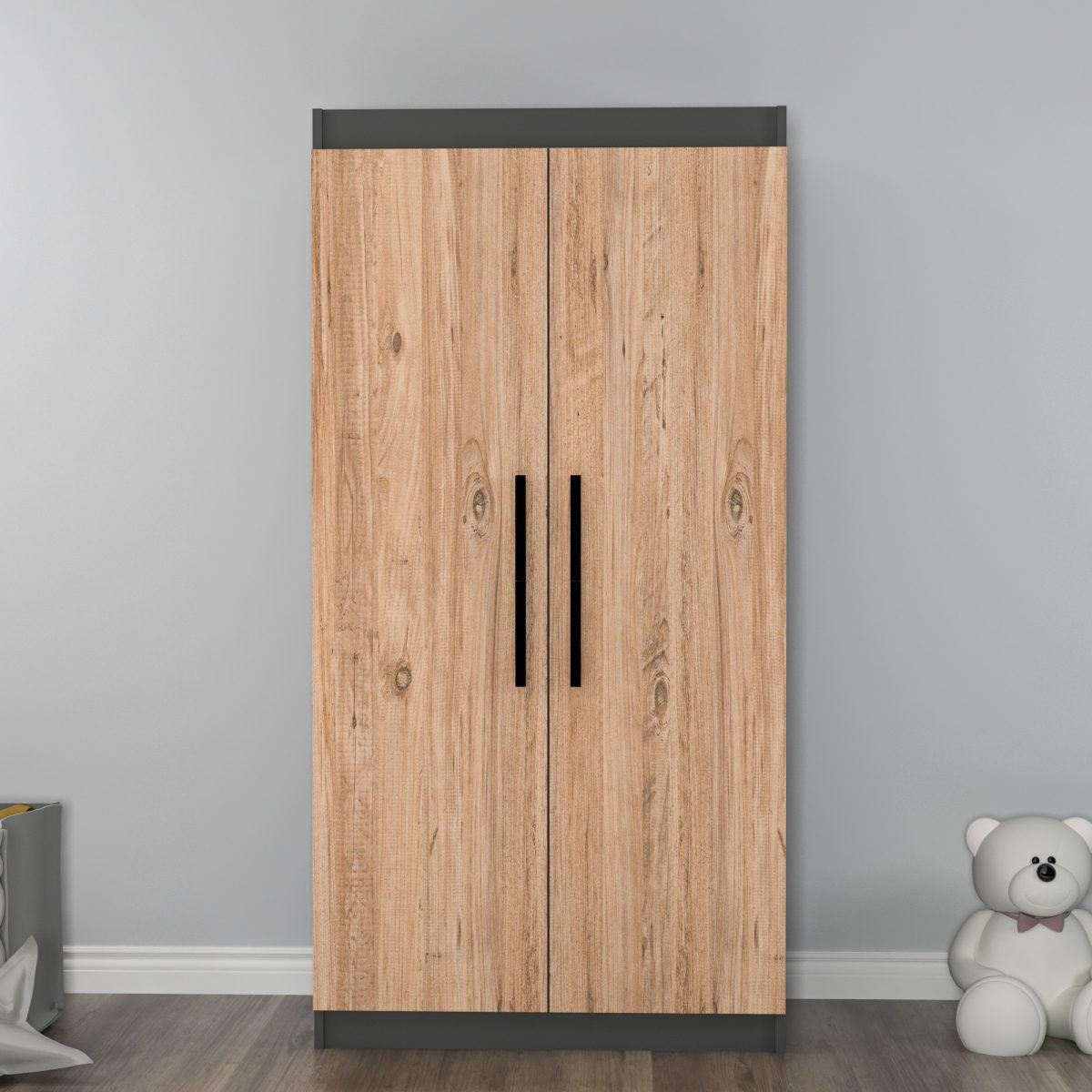 Akser - Atlantic Pine, Anthracite – Гардеробер - Image 2