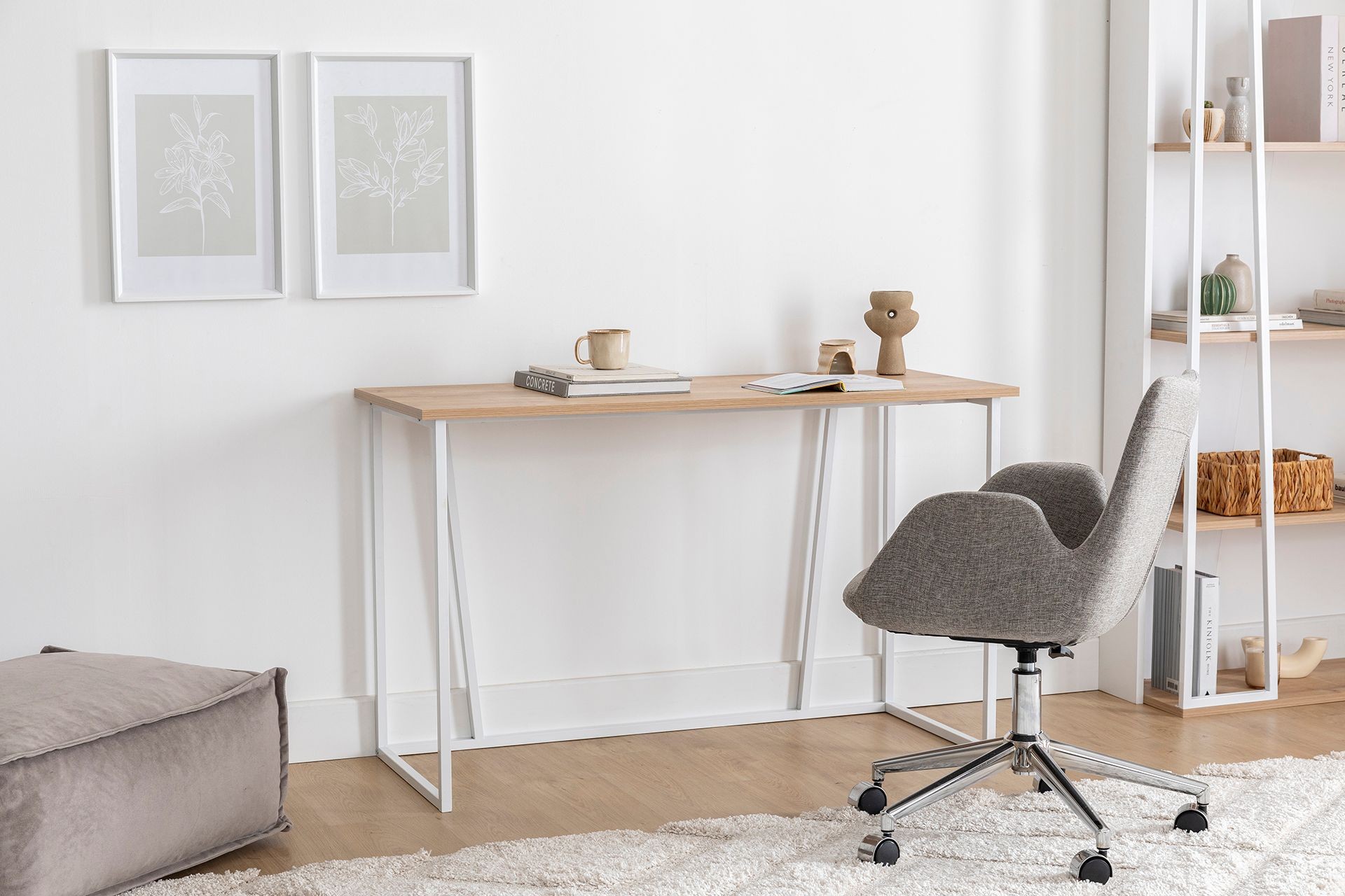 550ARN342820-201.jpg Lissa - White – Канцелариско биро - Image 1