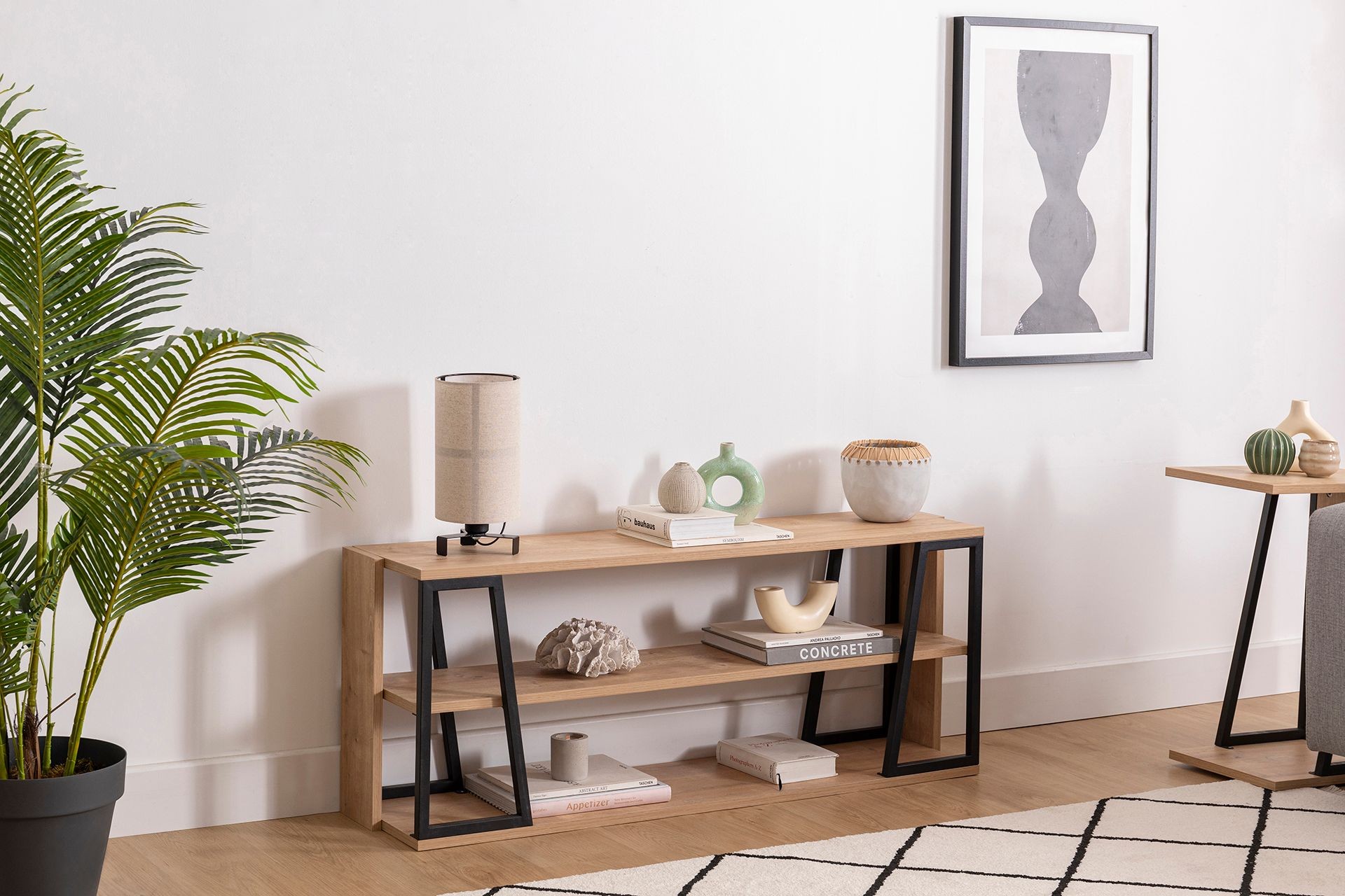 550ARN343620-201.jpg Lissa Rafli Tv Stand - Black – ТВ комода - Image 1