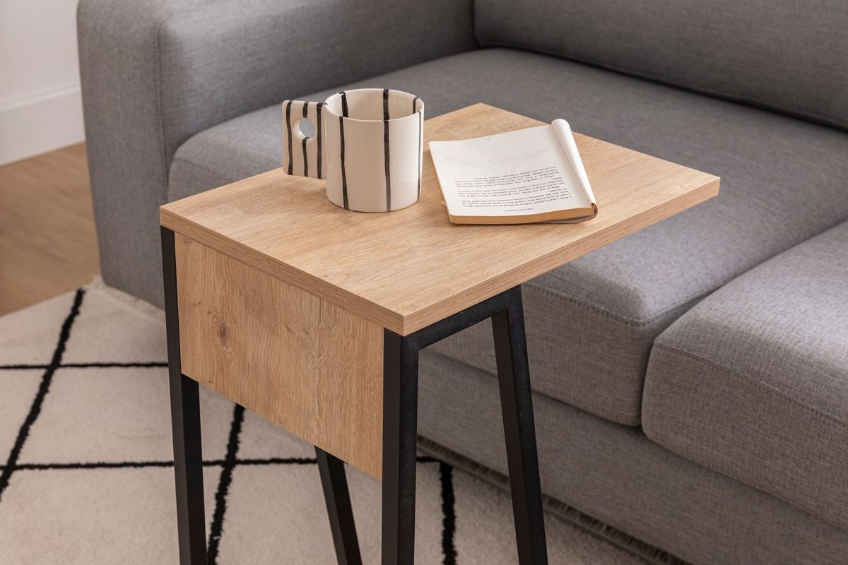 Lissa - Black – Софа маси - Image 2