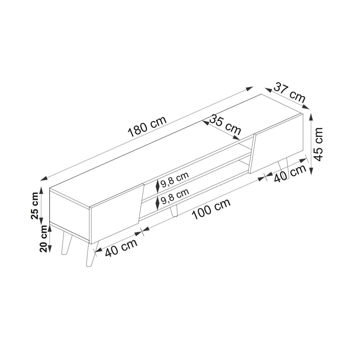 Clark – ТВ комода - Image 7