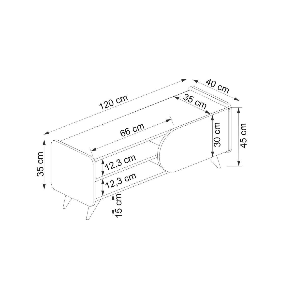 Mindy Tv 120 – ТВ комода - Image 7