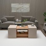 Sartos - Atlantic Pine, Beige – Комплет масичка за кафе
