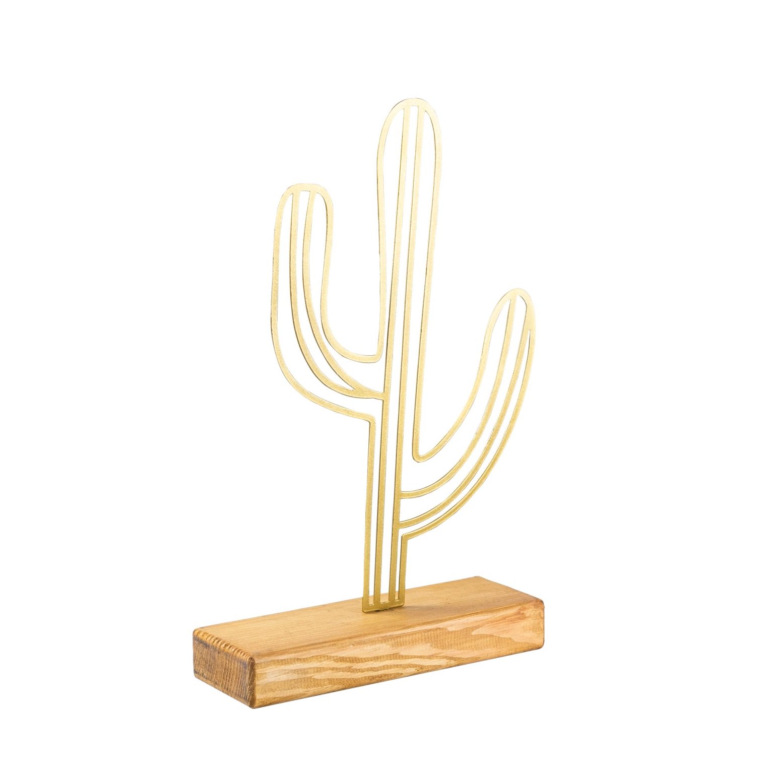Cactus - Gold – Декоративен објект - Image 2