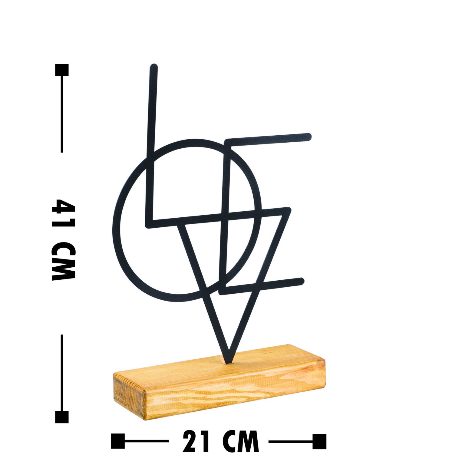 Geometric - Black – Декоративен објект - Image 3