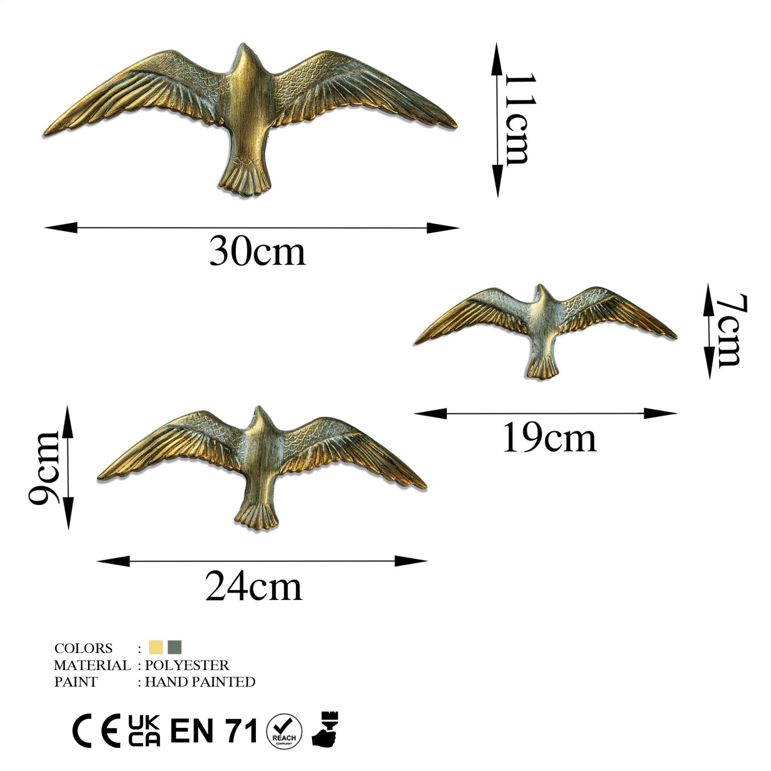 Flying Seagulls - 1 – Декоративен ѕиден додаток - Image 7