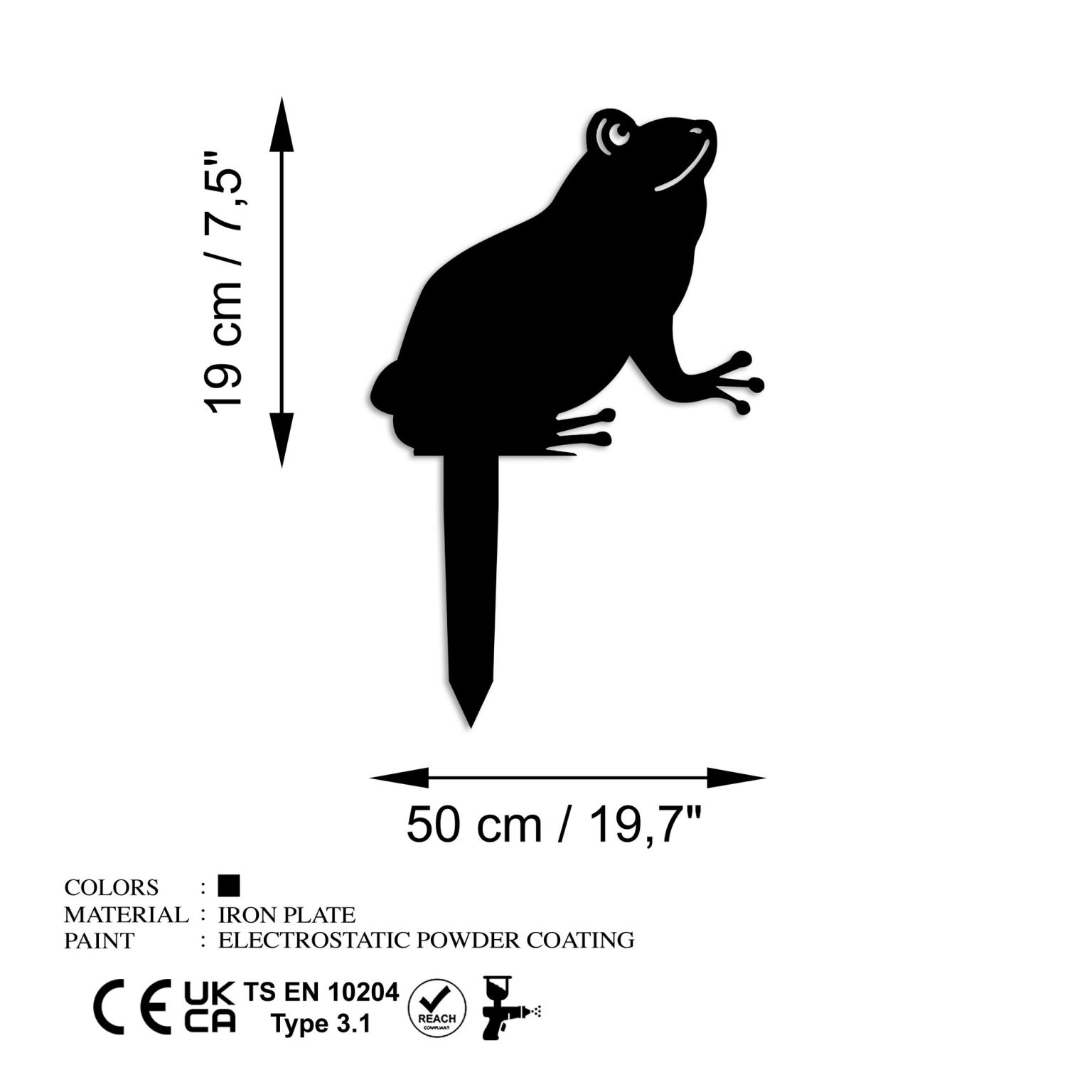 Frog 01 – Декоративен градинарски објект - Image 6