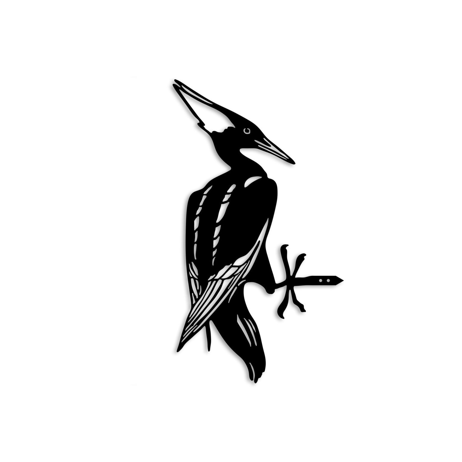 Bird On The Branch 10 - Black – Декоративен градинарски објект - Image 4