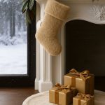 Pelush - Beige – Божиќни чорапи