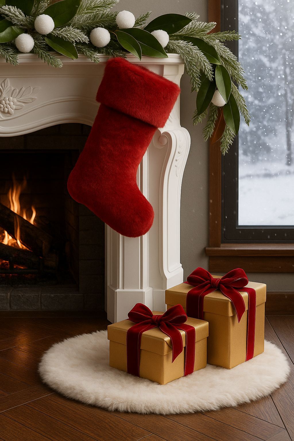 577CRG131420-201.jpg Pelush - Red – Божиќни чорапи - Image 1