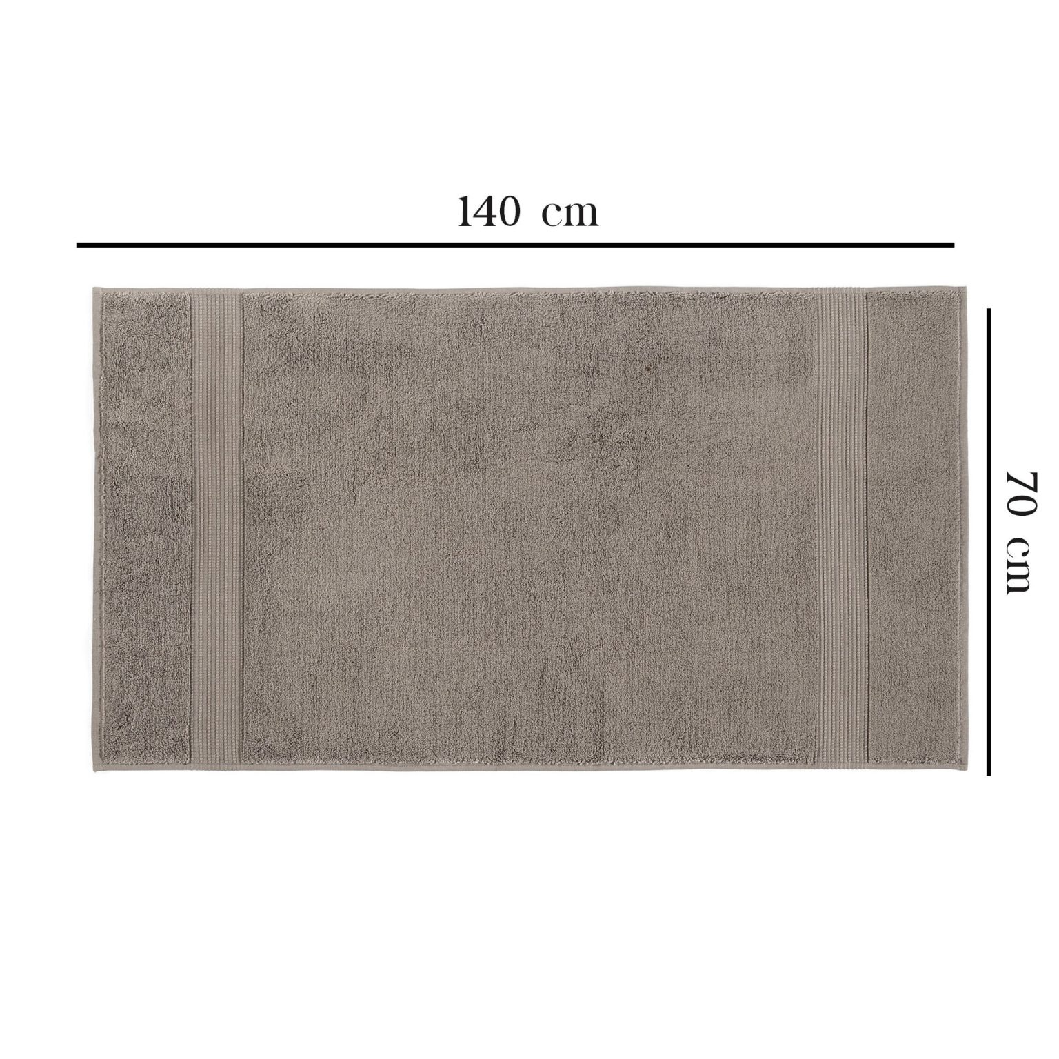 Chicago Bath (70 x 140) - Warm Grey – Пешкир за капење - Image 3