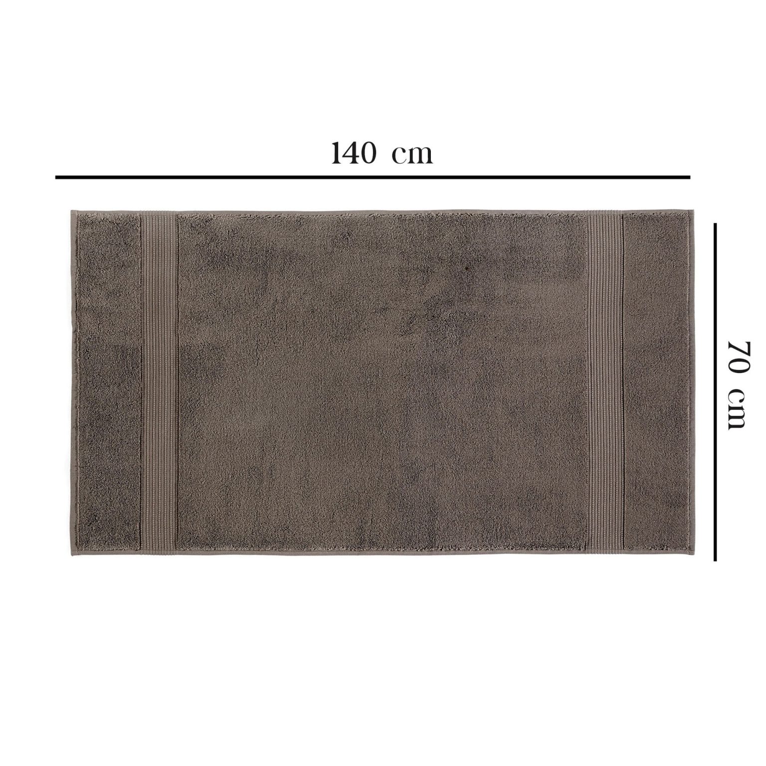 Chicago Bath (70 x 140) - Dark Brown – Пешкир за капење - Image 3