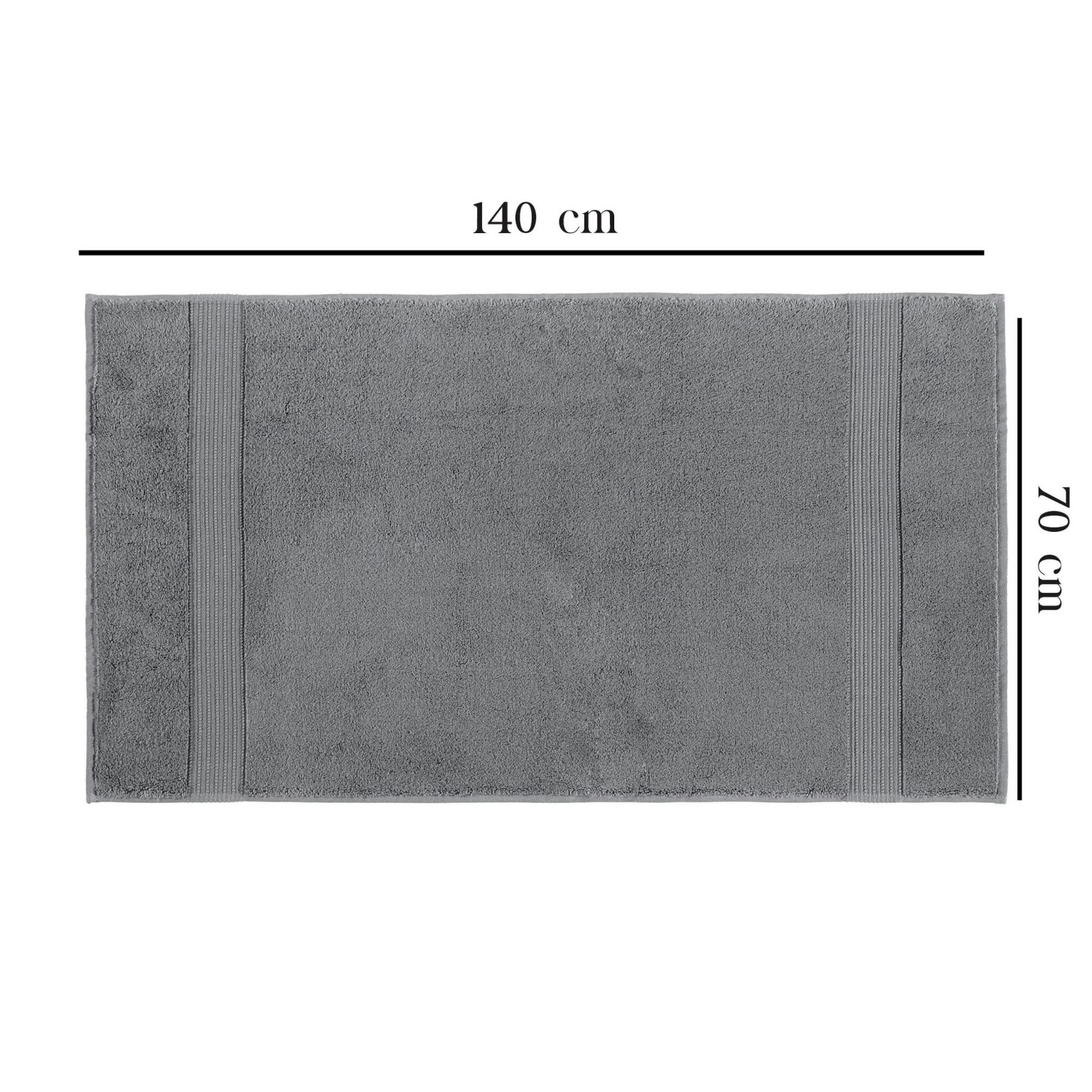 Chicago Bath (70 x 140) - Dark Grey – Пешкир за капење - Image 3