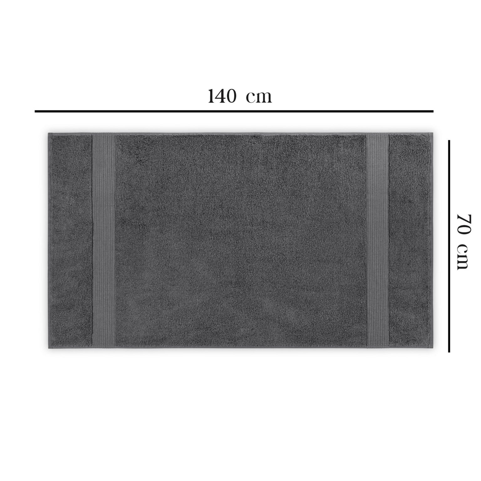 Chicago Bath (70 x 140) - Anthracite – Пешкир за капење - Image 3