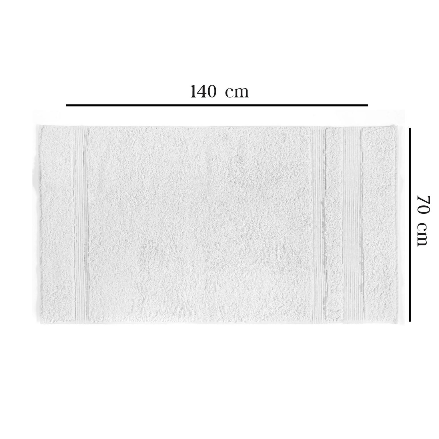 London Bath (70 x 140) - White – Пешкир за капење - Image 3