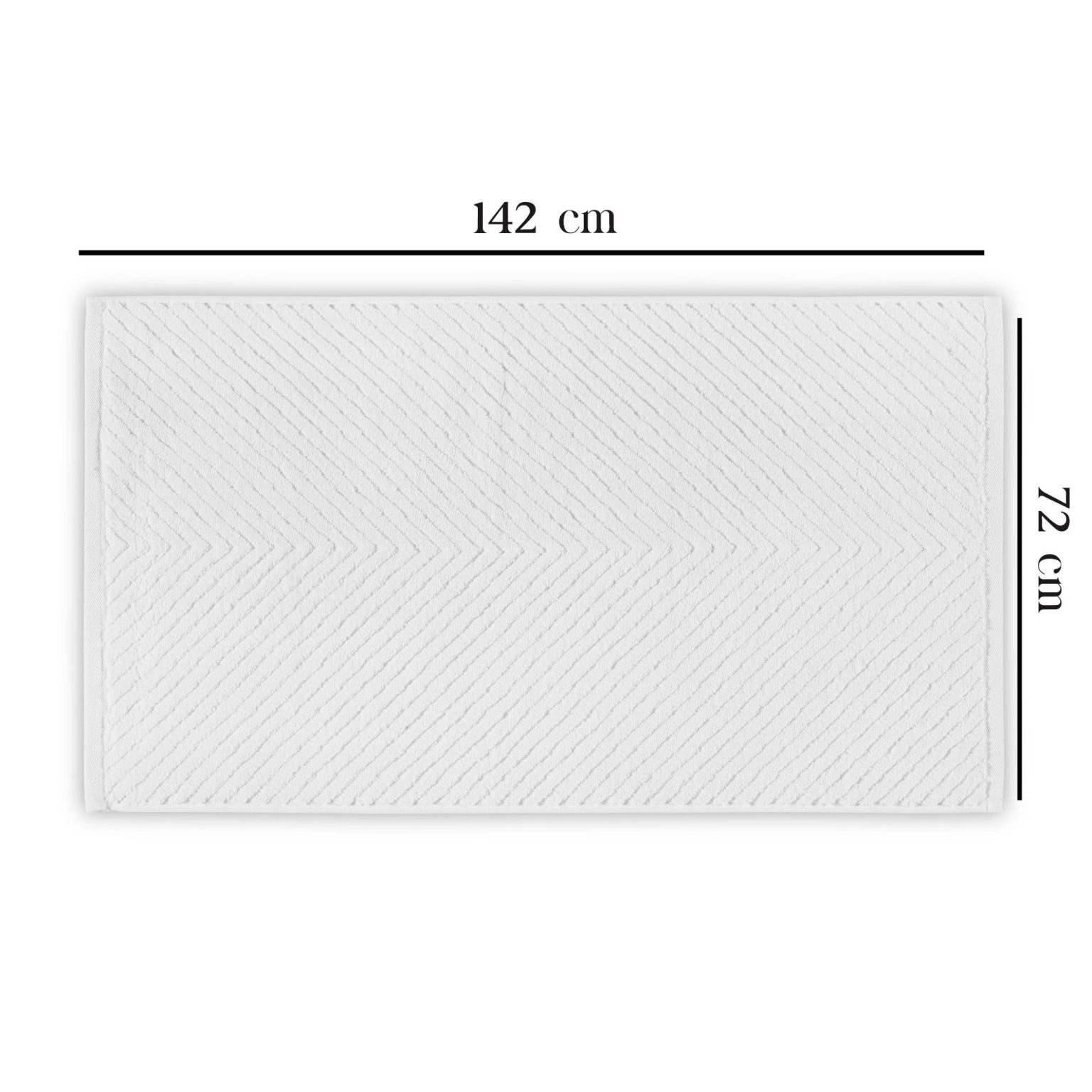 Chevron - White – Пешкир за капење - Image 3
