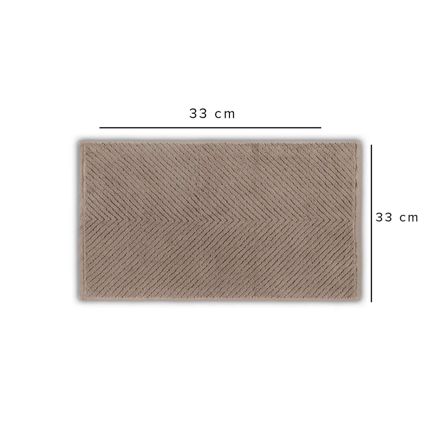Chevron - Brown – Пешкир за миење - Image 3