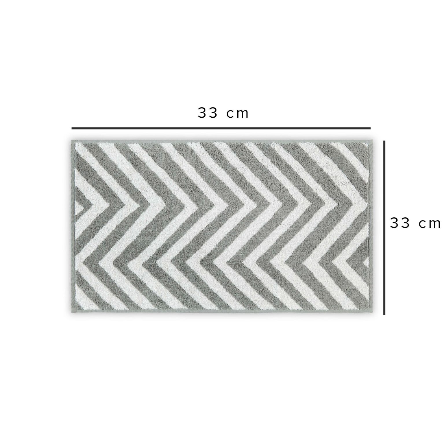 Chevron Yarn Dyed - White, Grey – Пешкир за миење - Image 3