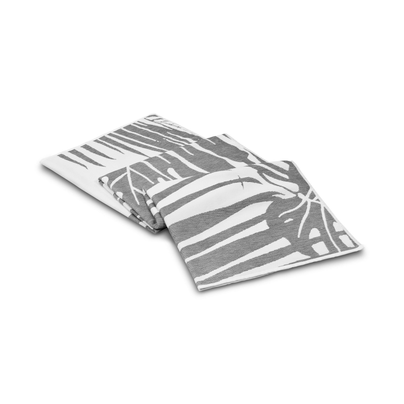 Leaf - Anthracite – Фута (пешкир за плажа) - Image 2