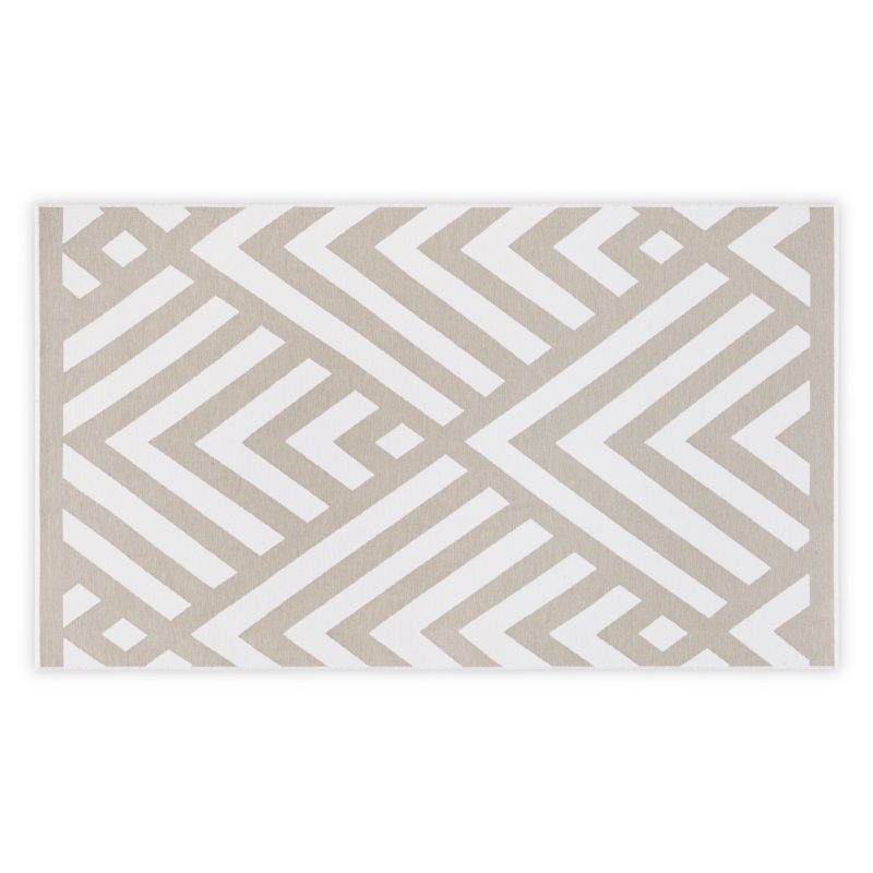 Geometric - Warm Grey – Фута (пешкир за плажа)