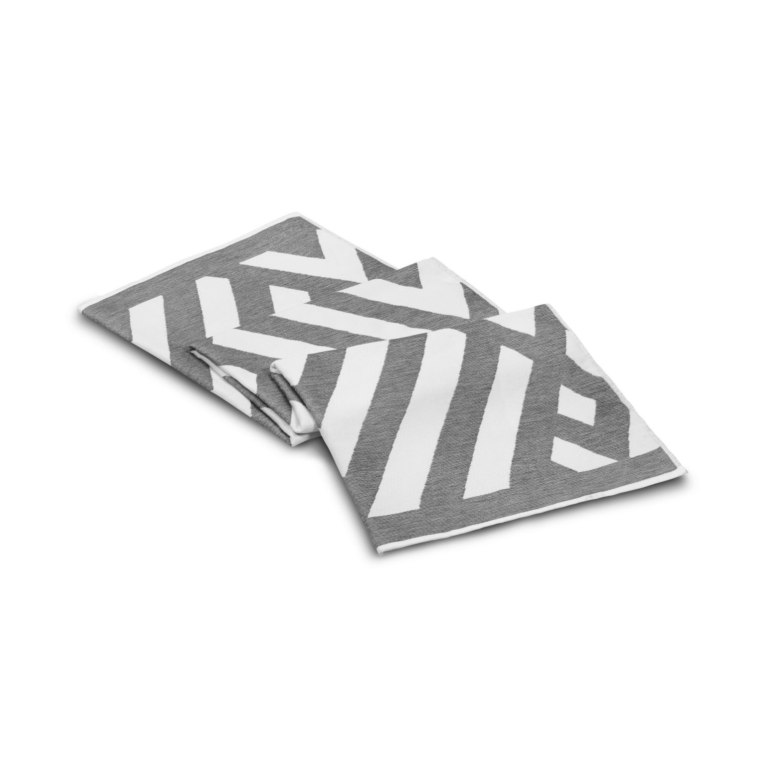 Geometric - Grey – Фута (пешкир за плажа) - Image 2