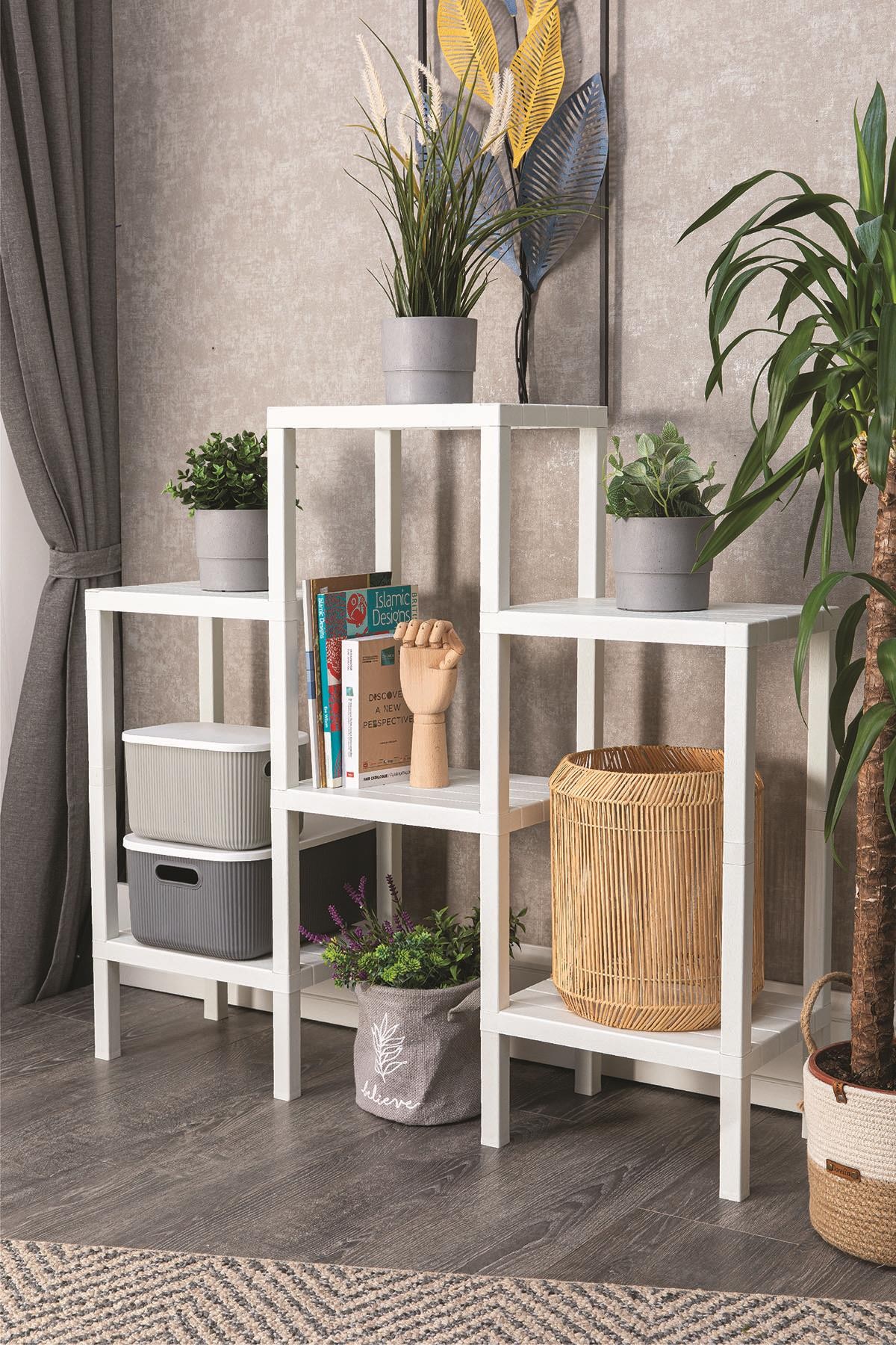 610DRL119220-201.jpg OMS-1108-B – Пластична повеќенаменска полица - Image 1