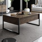 Luxe - Walnut, Black – Маса за кафе
