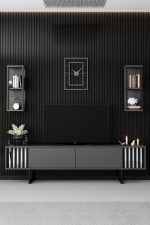 Chrome Line Set - Anthracite, Black – Комплет мебел за дневна соба - Image 4