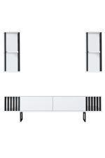 Chrome Line Set - White, Black – Комплет мебел за дневна соба - Image 8