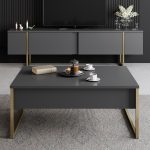 Luxe Set - Anthracite, Gold – Комплет мебел за дневна соба - Image 2