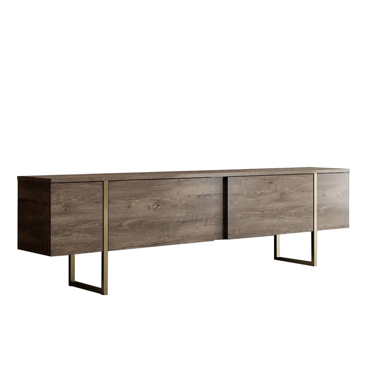 Luxe Set - Walnut, Gold – Комплет мебел за дневна соба - Image 7