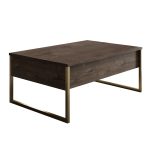 Luxe Set - Walnut, Gold – Комплет мебел за дневна соба - Image 9