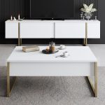 Luxe Set - White, Gold – Комплет мебел за дневна соба - Image 2