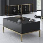 Lord - Anthracite, Gold – Маса за кафе