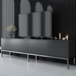 Lord - Anthracite, Silver – ТВ комода